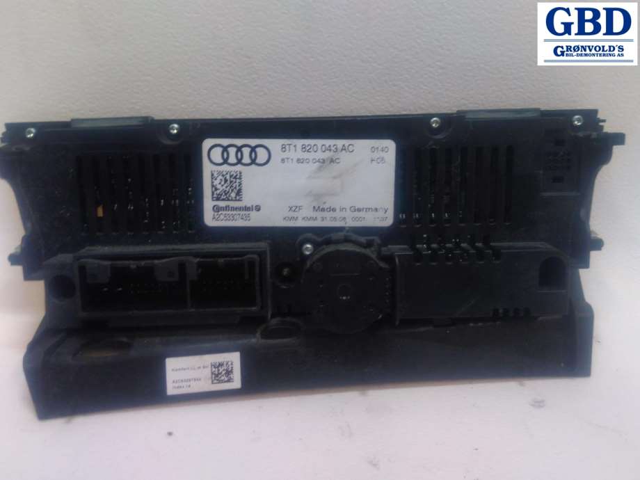 Audi A4, 2007-2014 (Type IV) (B8) (CONTINENTAL|8T1 820 043 AK|8T1 820 043 AC)