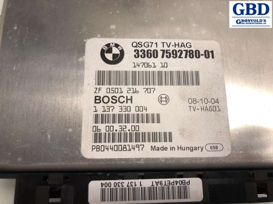 BMW X6, 2008-2014 (E71/E72) (BOSCH|33 60 7 595 847|1 137 330 004)