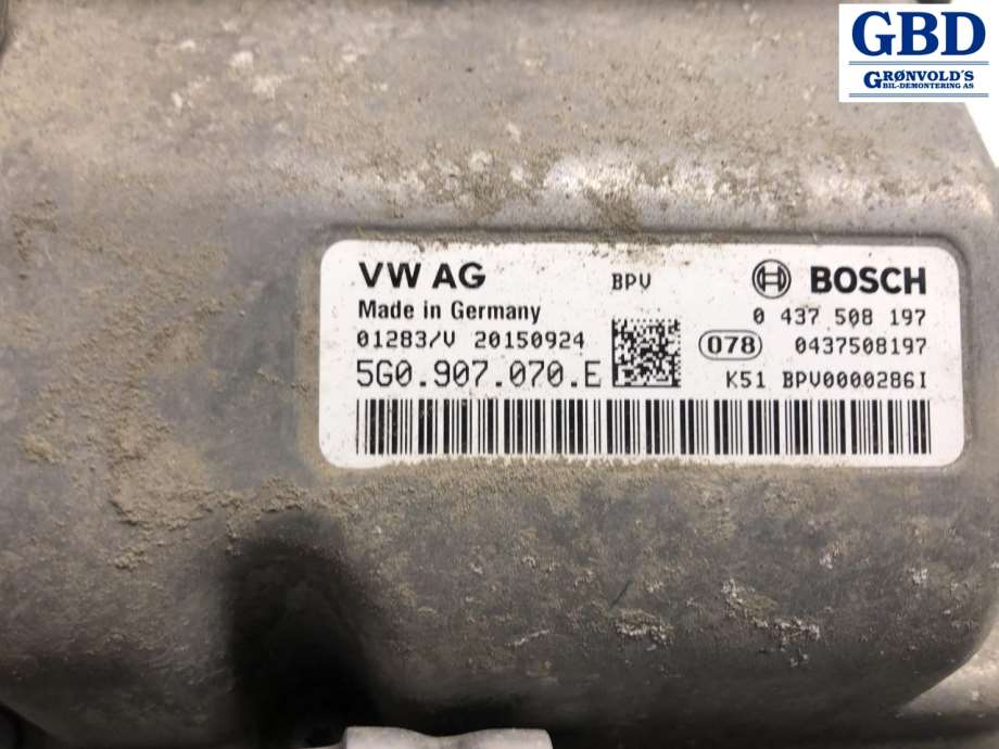 VW Golf VII, 2012-2017 (Fase 1) (5G0 907 070 E|0 437 508 197)