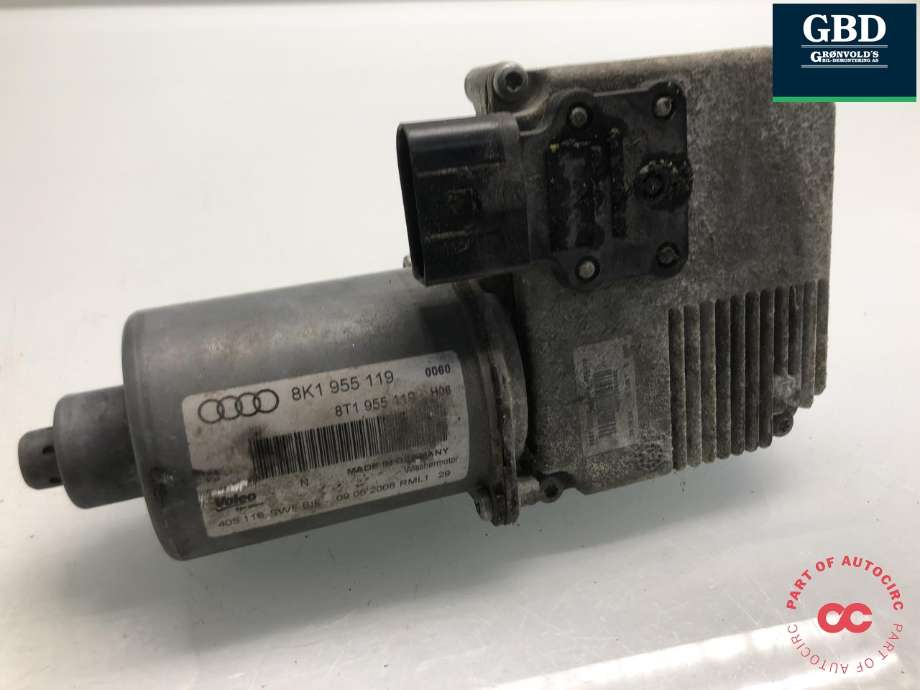 Viskermotor frontrute til Audi A4 2007-2014 (Type IV) (B8) (B8) (VALEO|8K1 955 119|8K1 955 023 C|8K1 955 023 E)