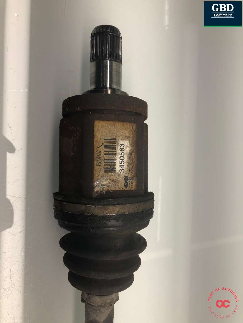 Drivaksel venstre foran, diesel/manuell til BMW X3 2007-2010 (Fase 2) (E83) (E83) (31 60 3 450 565|31 60 3 450 563|3450563)