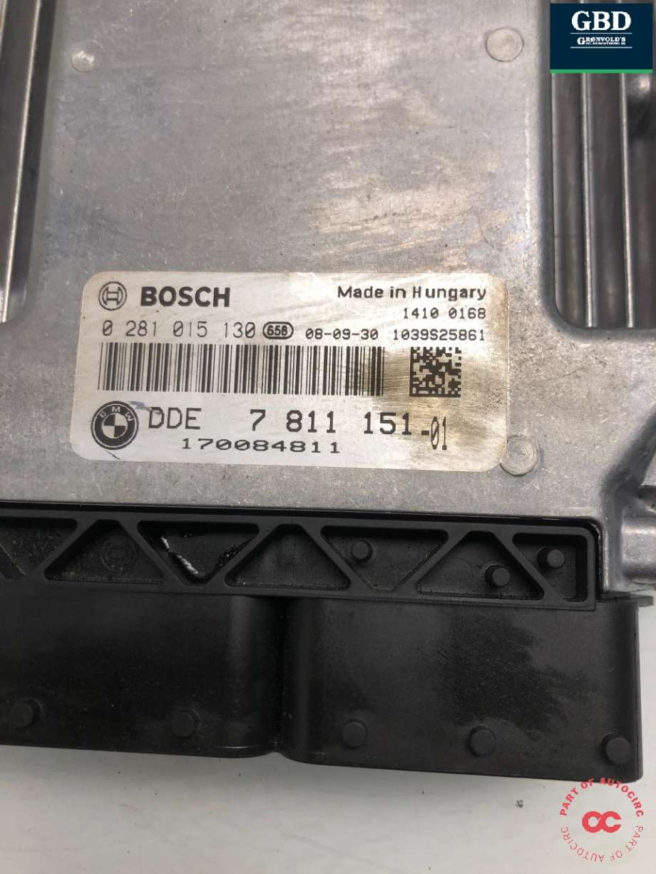 Styreenhet motor til BMW 5-Serie 2003-2010 (E60/E61) (E60/E61) (BOSCH|13 61 8 509 034|7 811 151 01|0 281 015 130)