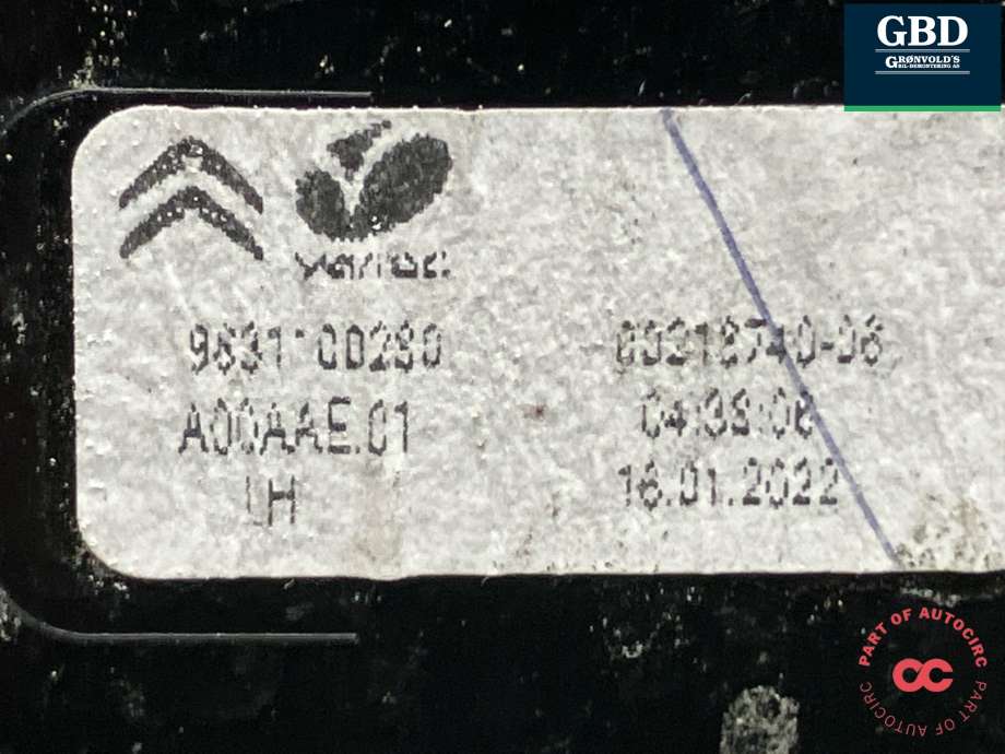 Baklykt venstre til Citroën ë-C4 2020-->>  (98 311 002 80|)