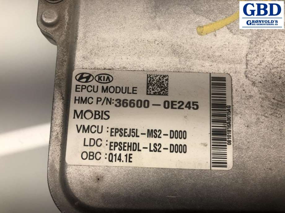 Kia Soul, 2014-2019 (Type II) (91875E 4010|36600-0E245)