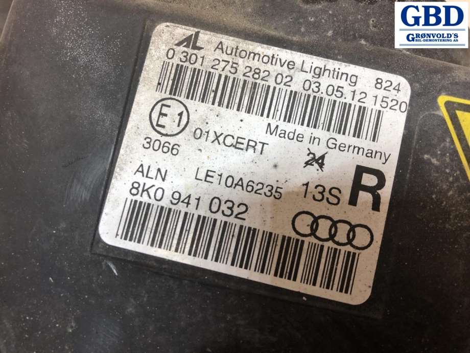 Audi A4, 2007-2014 (Type IV) (B8) (8K0 941 754 C|8K0 941 754|8K0 941 032)