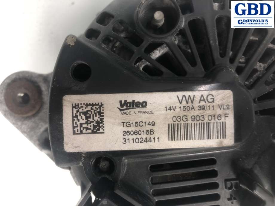 Audi Q5, 2008-2012 (Type I, Fase 1) (VALEO|03G 903 016 F|03G 903 016 FX)