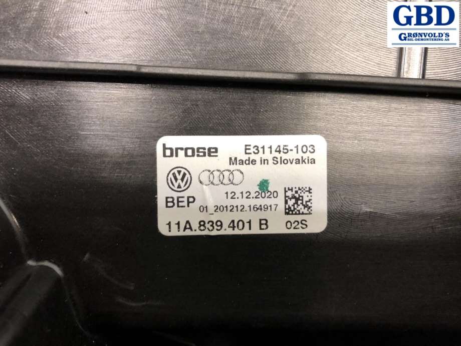 VW ID.4, 2020- (BROSE|11A 839 461 B)