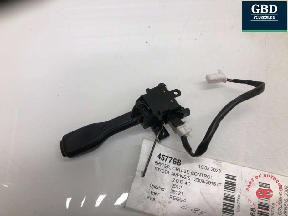 Bryter cruise control til Toyota Avensis 2009-2015 (Type III, Fase 1)  (8447005010|296-2918|)
