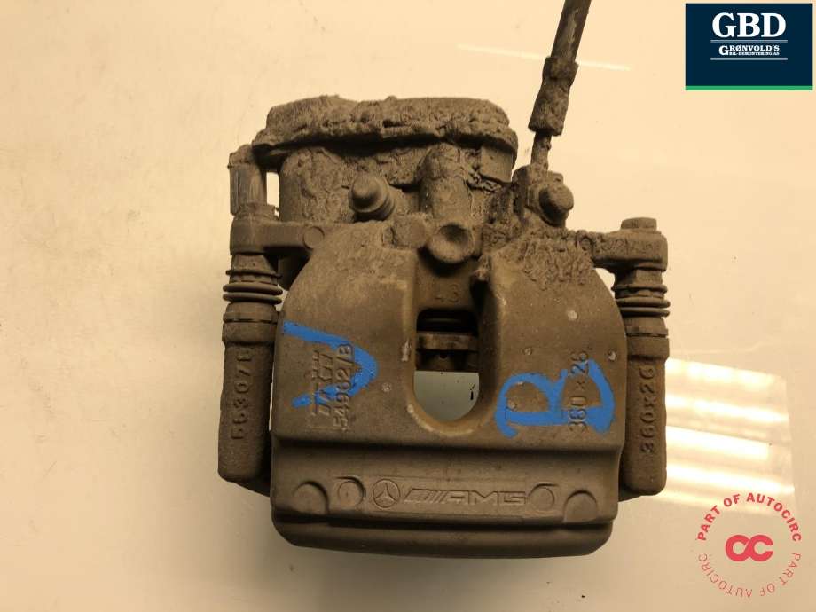 Bremsecaliper venstre bak, elektrisk til Mercedes EQC 2019-->>  (A 000 423 75 00|A 000 906 10 04|A 000 423 17 06)