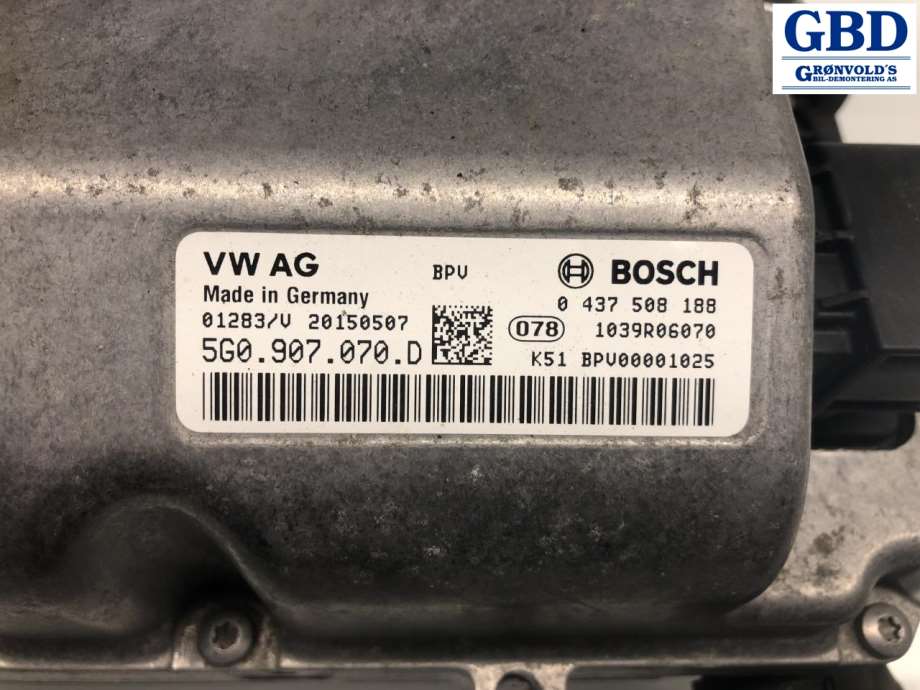 VW Golf VII, 2012-2017 (Fase 1) (5G0 907 070 E|5G0 907 070 D)