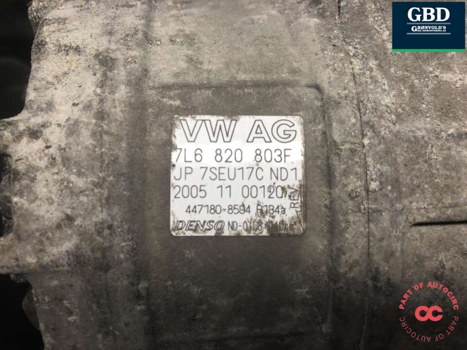 Audi Q7, 2006-2010 (Type I, Fase 1) (DENSO|7P0 820 803 N|7L6 820 803 T)