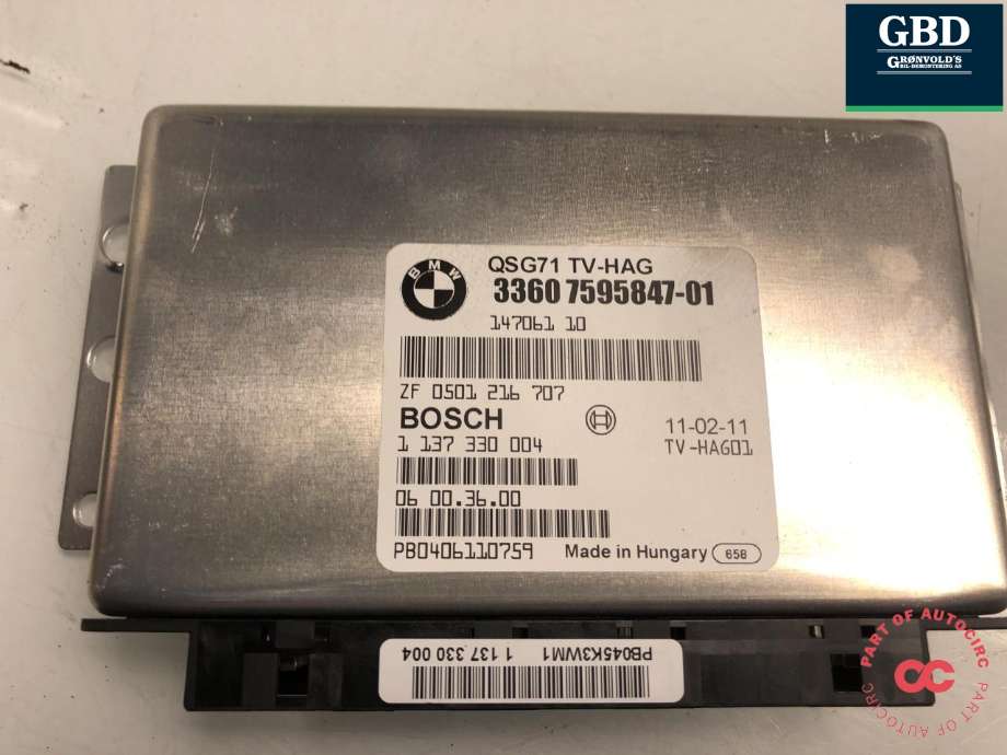 Styreenhet 4WD til BMW X6 2008-2014 (E71/E72) (E71/E72) (BOSCH|33 60 7 595 847|1 137 330 004|3360 7595847-01)