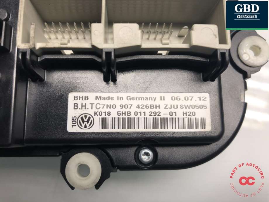 VW Caddy, 2010-2015 (Type III, Fase 2) (7N0 907 426 CA|7N0 907 426 BH)