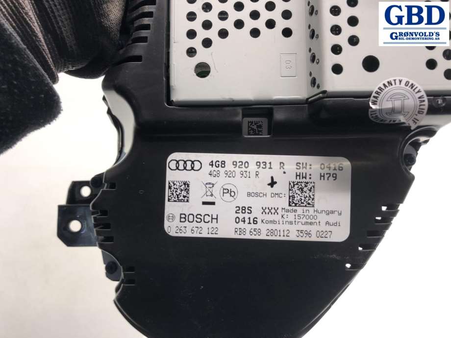 Audi A6, 2011-2014 (Type IV, Fase 1) (C7) (4G8 920 932 MX|4G8 920 931 R)