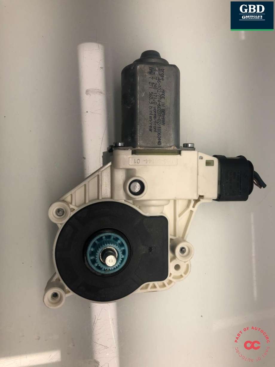Ruteheis, kun motor, venstre bak til BMW 5-Serie 2010-2017 (F10/F11) (F10/F11) (BROSE|51 33 7 271 563|7 271 563 9|)