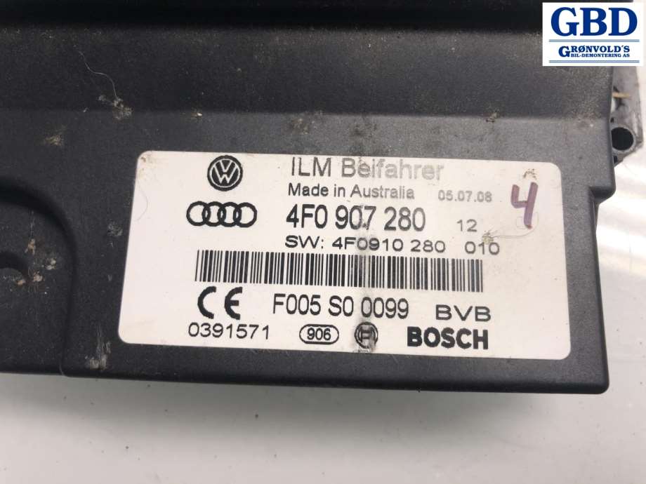 Audi Q7, 2006-2010 (Type I, Fase 1) (4F0 907 280 B|4F0 907 280)