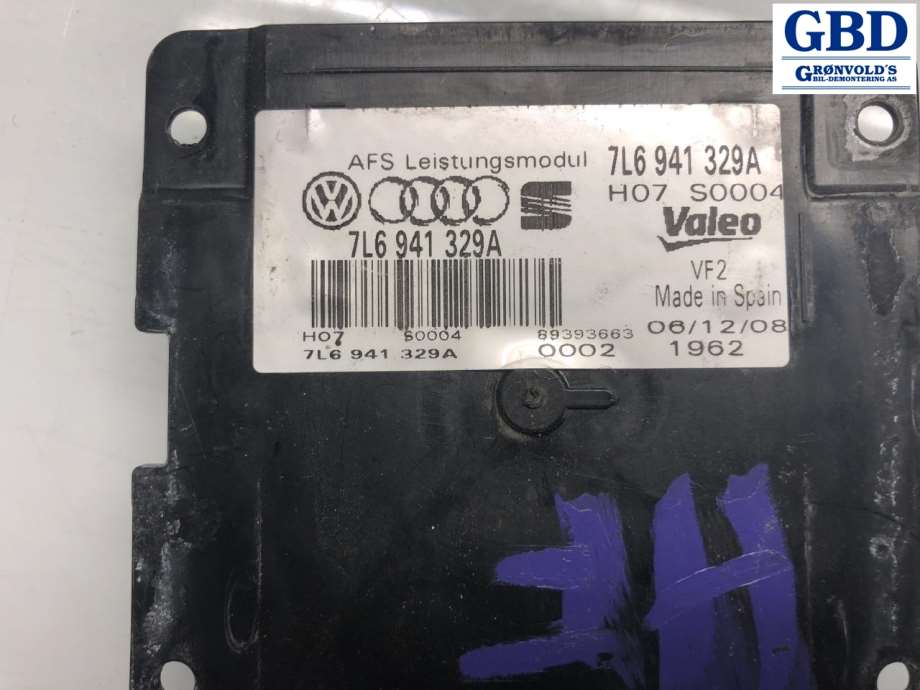 Audi Q7, 2006-2010 (Type I, Fase 1) (7L6 941 329 A)