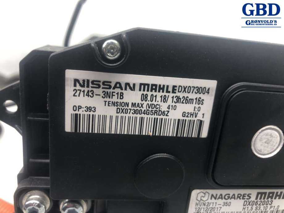 Nissan Leaf, 2018- (Type II) (MAHLE|27143-3NF1B)