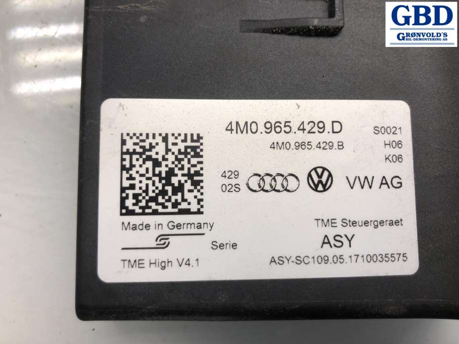 Audi Q7, 2015- (Type II) (4M0 965 429 D)