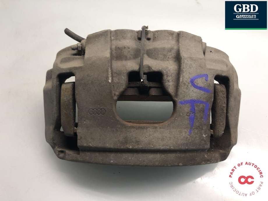 Bremsecaliper venstre foran til Audi A8 2010-2013 (Type III, Fase 1)  (4G0 615 123 B|)