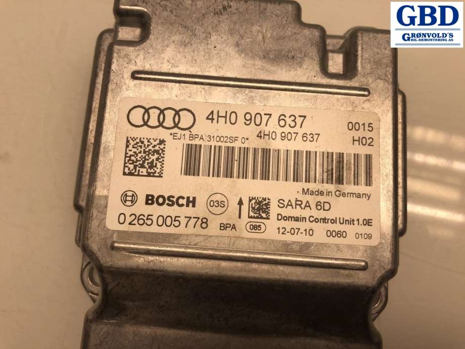 Audi A8, 2010-2013 (Type III, Fase 1) (4H0 907 637 K|4H0 907 637)