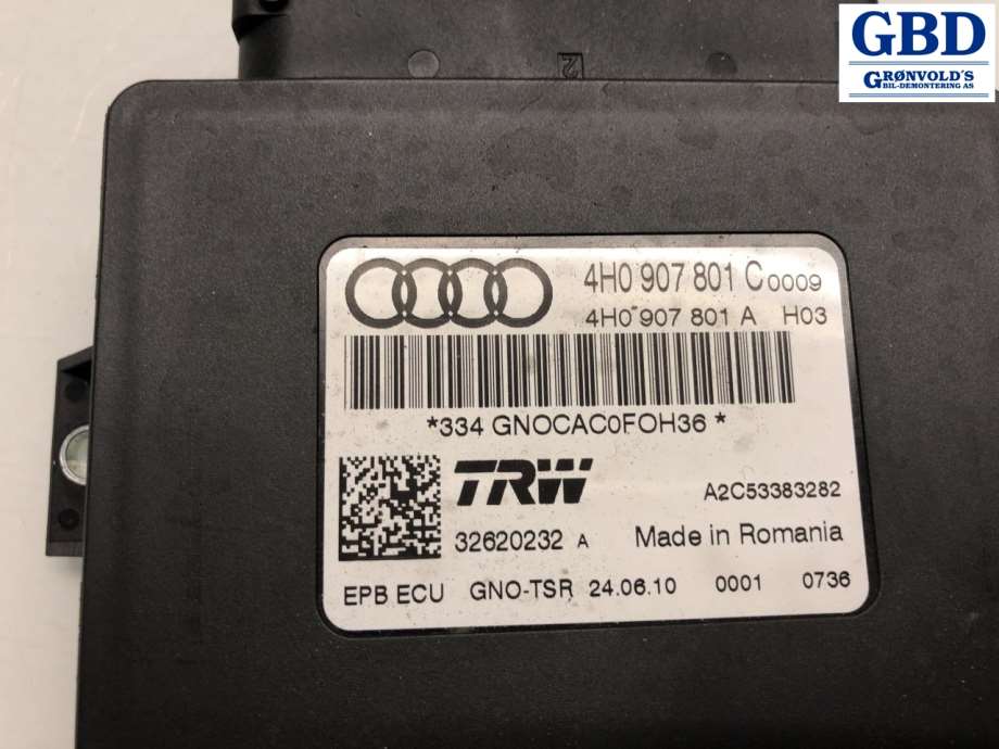 Audi A8, 2010-2013 (Type III, Fase 1) (4H0 907 801 C)