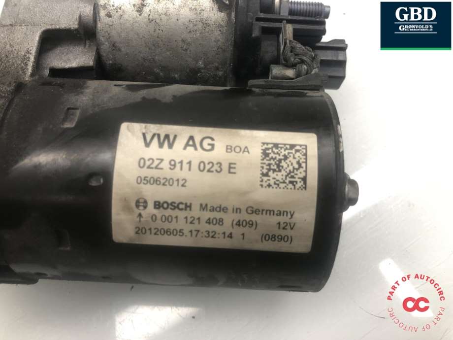VW Beetle, 2011-2018 (Type II) (BOSCH|02Z 911 024 P|02Z 911 023 E)