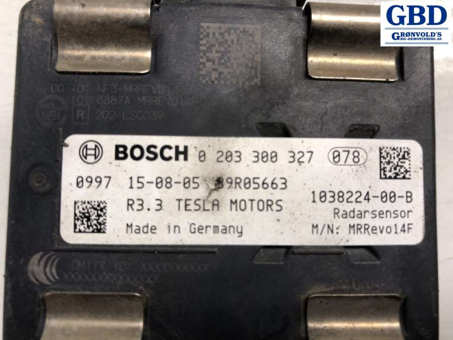 Tesla Model S, 2013-2016 (Fase 1) (BOSCH|1038224-00-B|0 203 300 327)