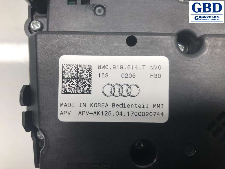 Audi A4, 2015-2019 (Type V, Fase 1) (B9) (8W0 919 614 T|8W0.919.614.T)