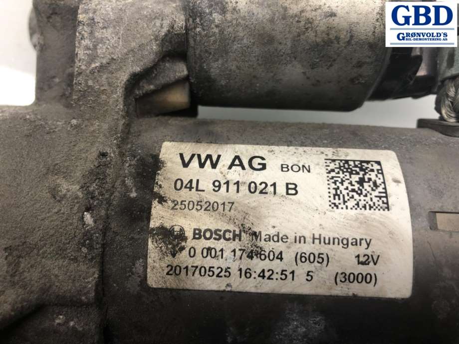 Audi A4, 2015-2019 (Type V, Fase 1) (B9) (BOSCH|04L 911 021 B|04L 911 021 BX)