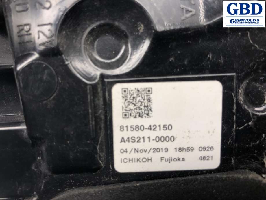 Toyota RAV4, 2019- (Type V) (8158142150|8158142151)