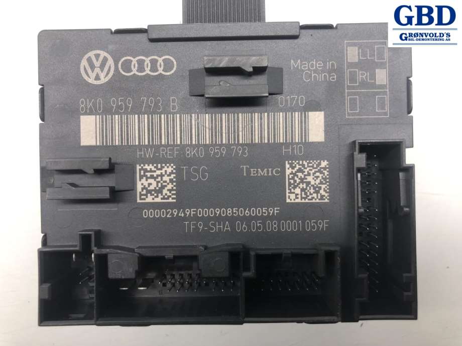 Audi A4, 2007-2014 (Type IV) (B8)(|8K0 959 793 B)