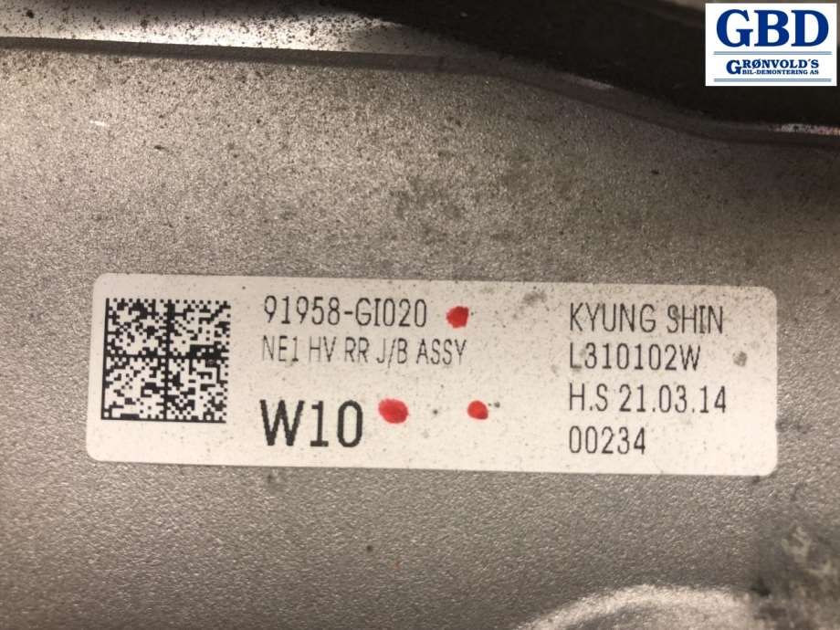 Hyundai Ioniq 5, 2021- (366011XAM0|91958-GI020)