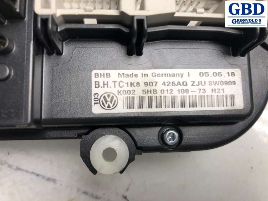 VW Caddy, 2015-2020 (Type III, Fase 3) (1K8 907 426 AQ)