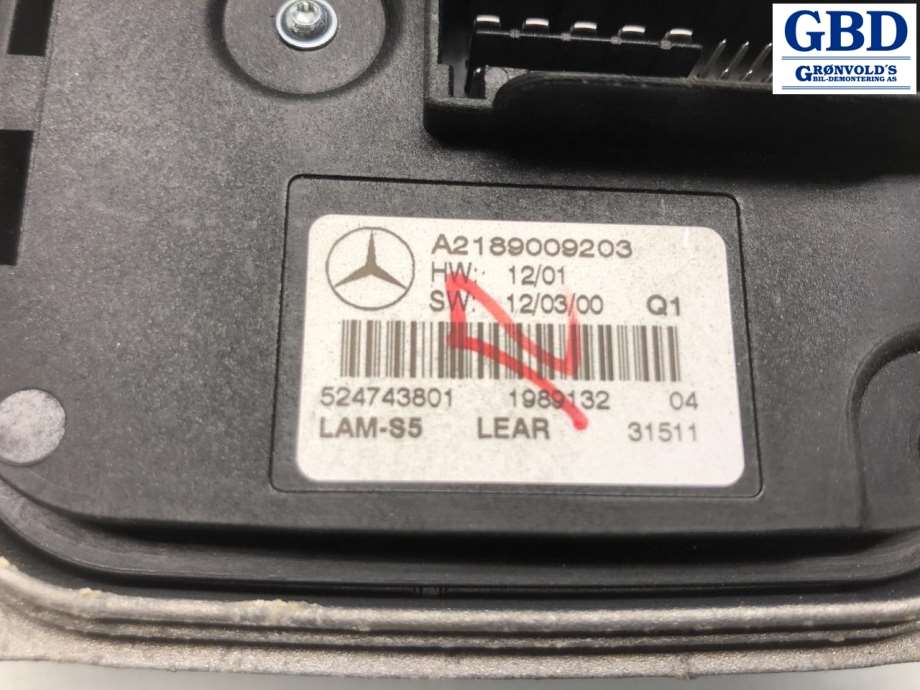 Mercedes GL, 2012-2016 (X166, Fase 1) (A 218 900 92 03)