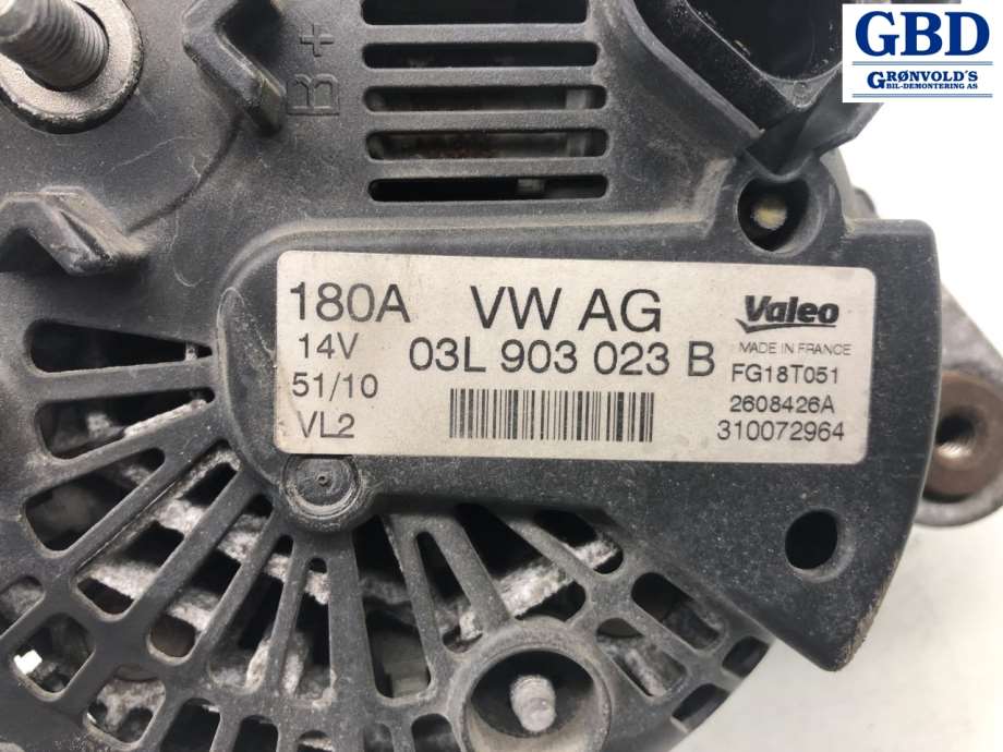 VW Passat, 2011-2015 (B7) (03L 903 023 B)