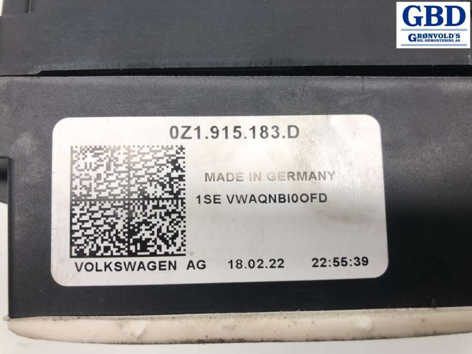 VW ID.4, 2020- (0Z1 998 184 L|0Z1 998 184 D|0Z1.915.183.D)