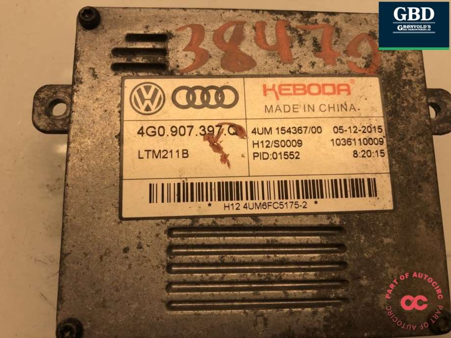 Audi A3, 2012-2016 (Type III, Fase 1) (7PP 941 472 J|7PP 941 472 K| 4G0 907 397 Q)