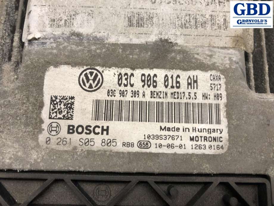 VW Scirocco, 2008-2013 (BOSCH|03C 906 016 AH|0 261 S05 805)