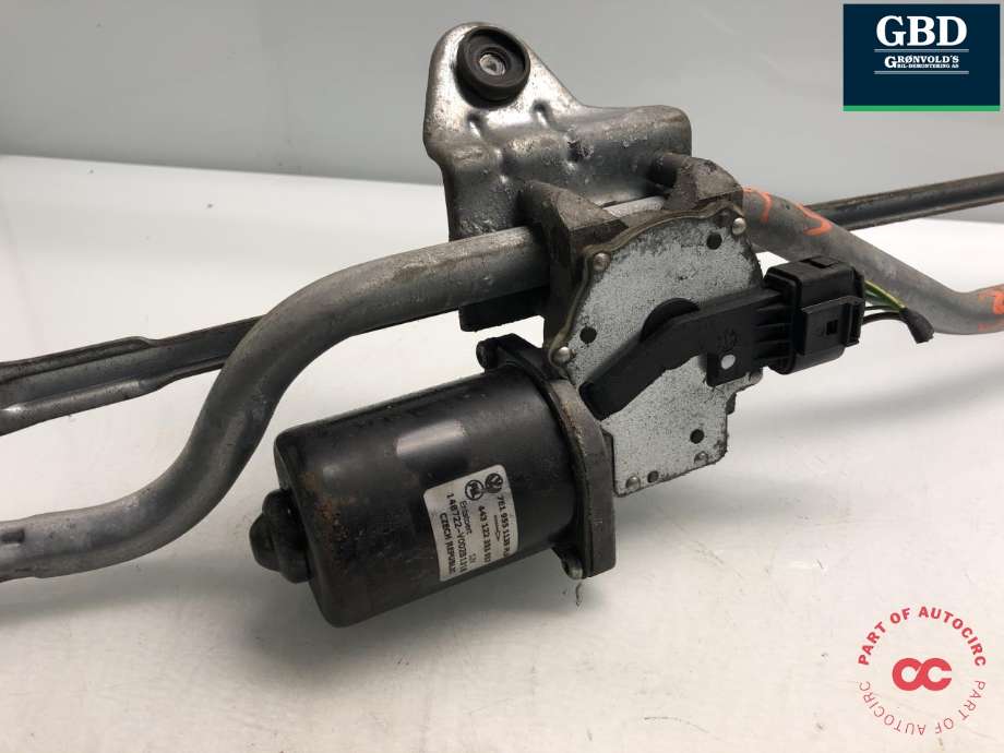 Viskermotor frontrute komplett m/overføring til VW Transporter / Caravelle 2009-2015 (Fase 2) (T5) (T5) (7E1 955 113 B|7E1 955 113 D|7E1 955 603 B| 7H1 955 603 A)