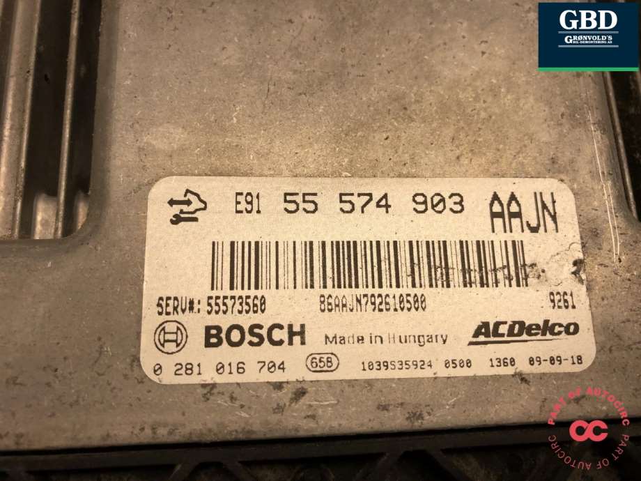 Opel Insignia A, 2009-2014 (Fase 1) (BOSCH|55575349|0 281 016 704)