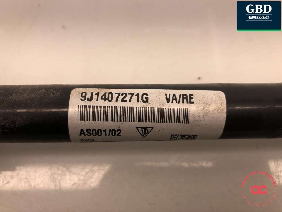 Drivaksel høyre foran, elbil til Porsche Taycan 2019-->> (PAD 407 271 G|9J1 407 271 G|)