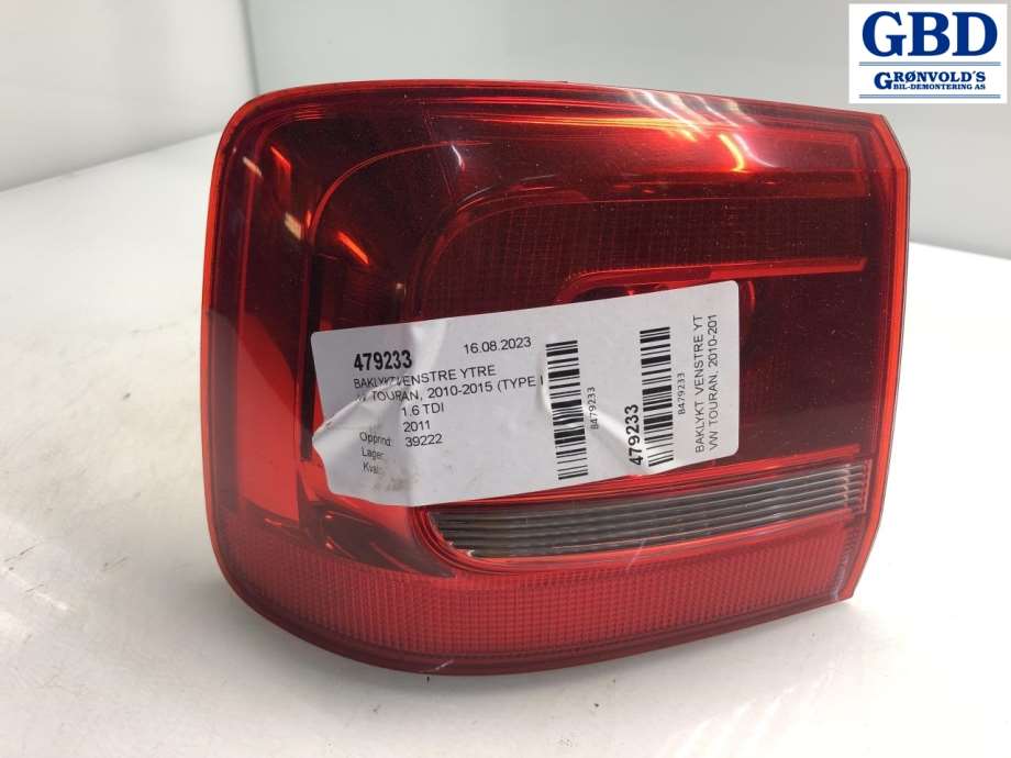 VW Touran, 2010-2015 (Type I, Fase 3)(|1T0 945 095 R)