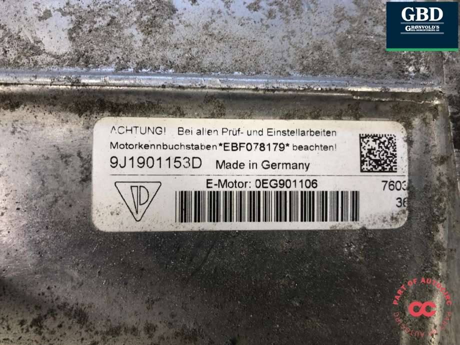 Motor elbil bak til Porsche Taycan 2019-->> (9J1 901 153 DX|9J1 901 153 D|PAD 901 153 DX)