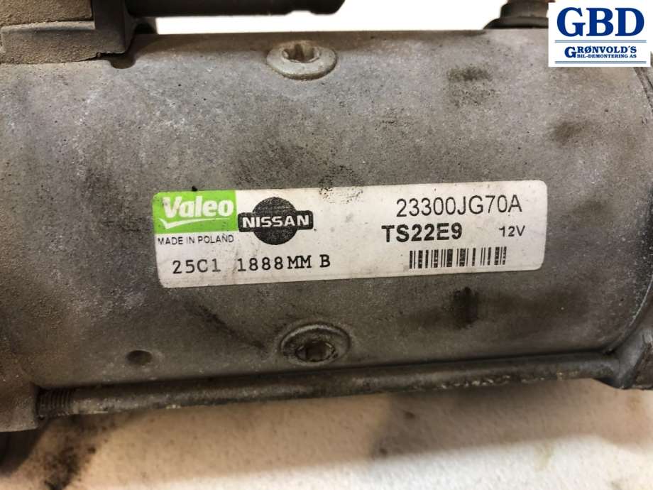 Nissan Qashqai, 2010-2014 (Type I, Fase 2) (VALEO|23300JG70A|23300JG70B)