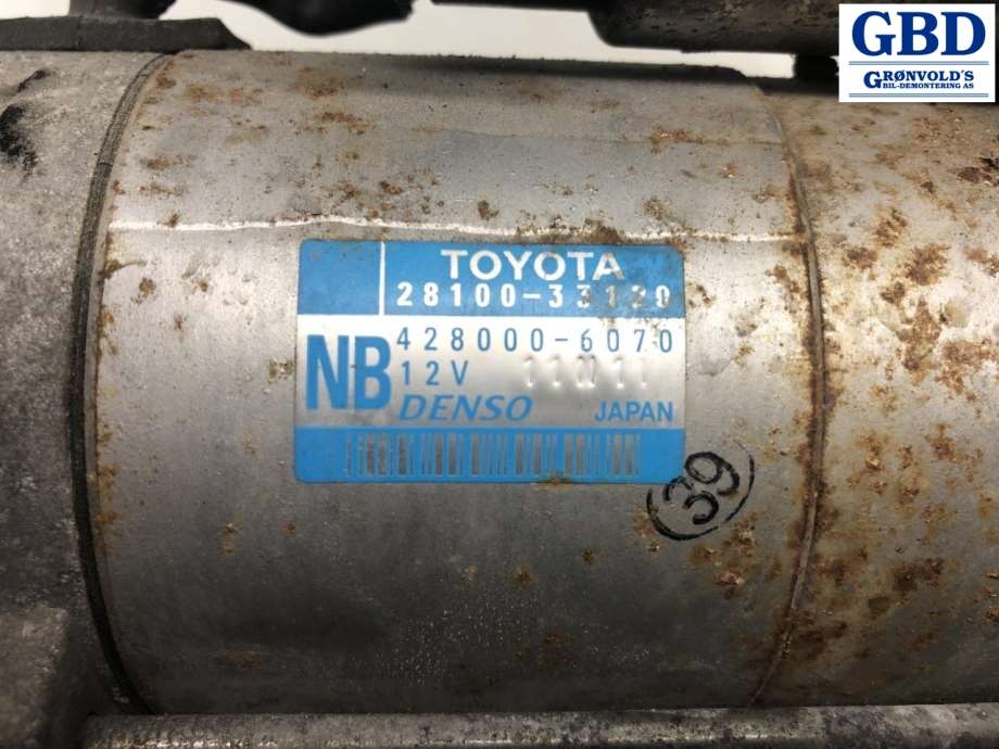 Toyota Verso-S, 2011-2015 (combi) (DENSO|2810033120|28100-33120)