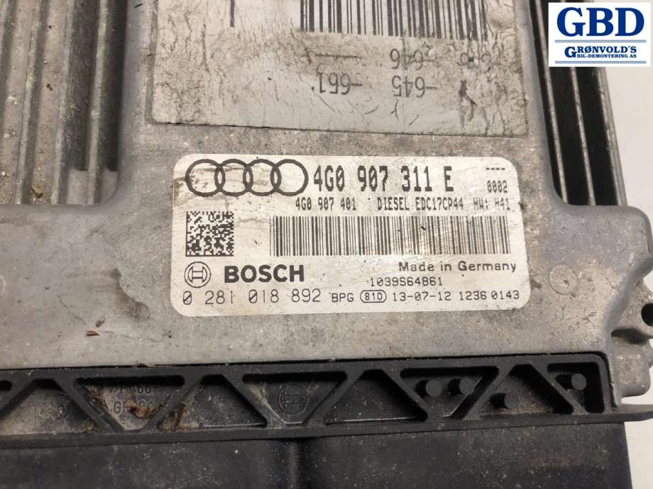 Audi A6, Allroad, 2012-2014 (Type III, Fase 1) (C7) (4G0 907 311 E)