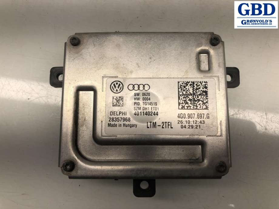 VW Golf VII, 2012-2017 (Fase 1)(|4G0 907 697 F)