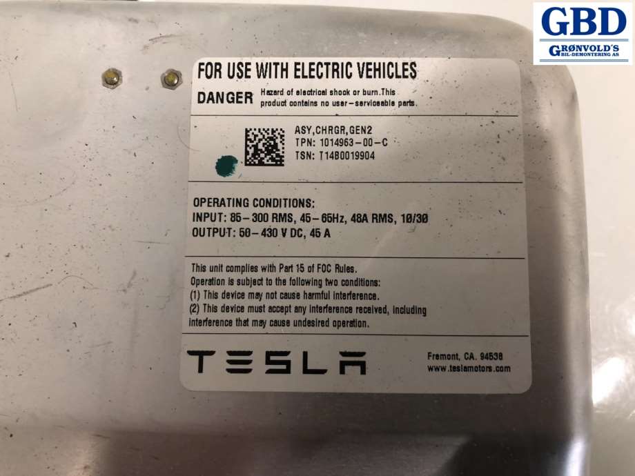 Tesla Model S, 2013-2016 (Fase 1) (1014963-00-C)