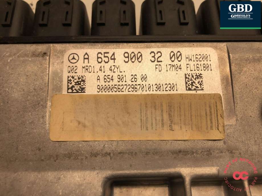 Styreenhet motor til Mercedes E-Klasse 2016-2023 (W213) (W213) (A 654 900 96 00|A 654 900 32 00|)